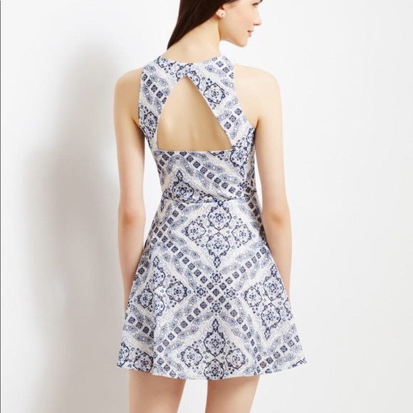 Blue and White Dress - Picture 2 of 6